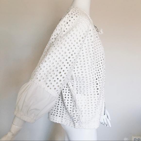 Line and Dot Ranael Eyelet Jacket Size Medium - Picture 5 of 10